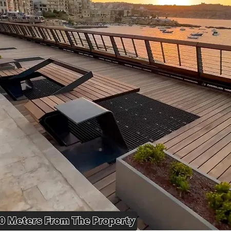 New Modern Penthouse 2 Minutes From Seascape شقة *